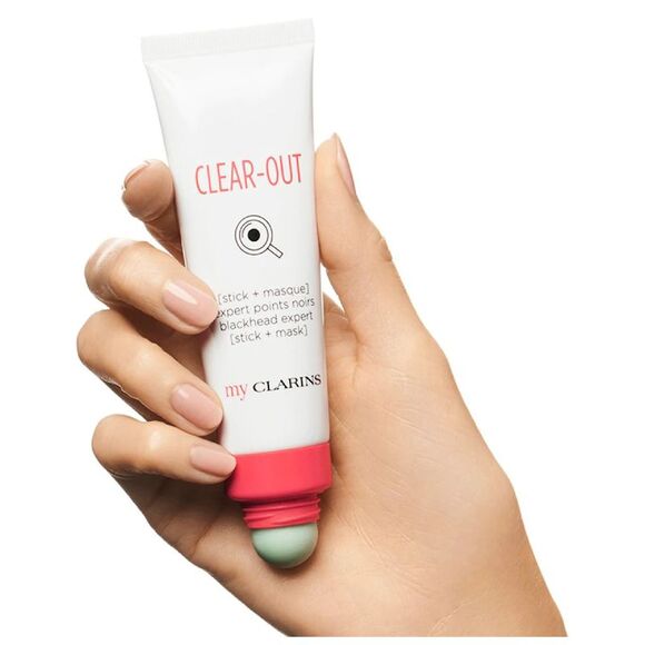 Clarins My Clarins Clear-Out Blackhead Expert 1.7oz Stick + .09oz Mask 1.8oz New - Picture 5 of 7